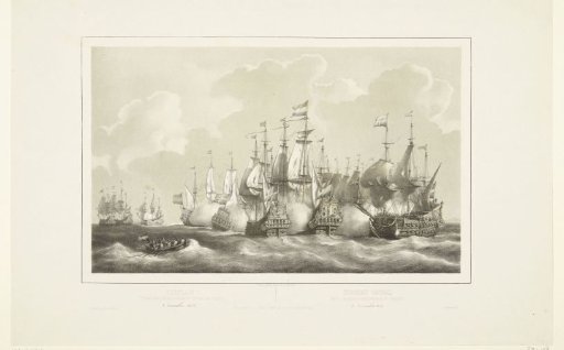 Naval battle in the Sound, 1658