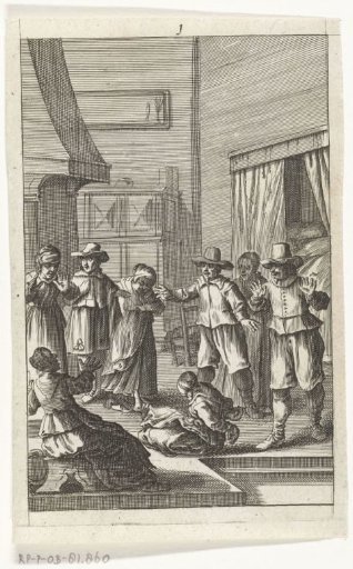 Victim of possession or witchcraft (no. 1), ca. 1658