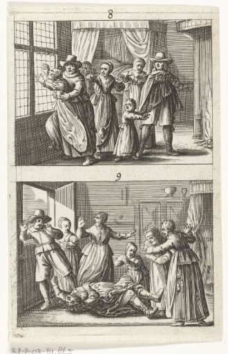 Victim of possession or witchcraft (nos. 8-9), ca. 1658