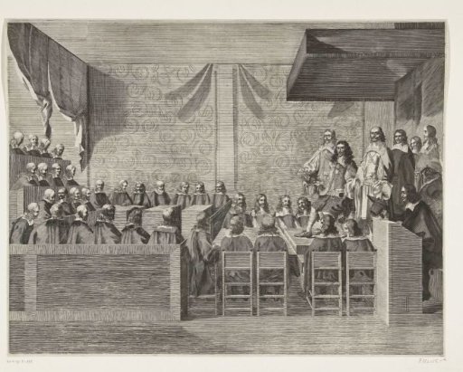 King Charles II of England addresses the sitting members of the States-General, 1660