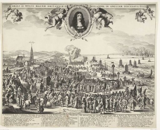 Departure of Charles II from Scheveningen