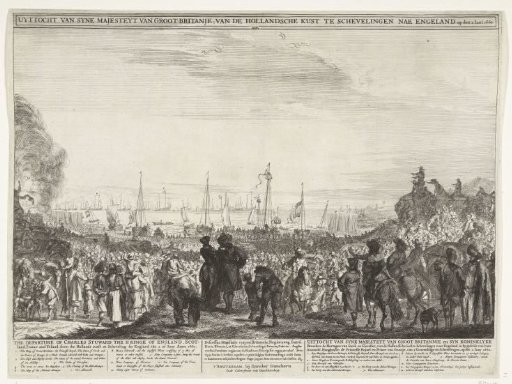 Departure of Charles II from Scheveningen to England, 1660
