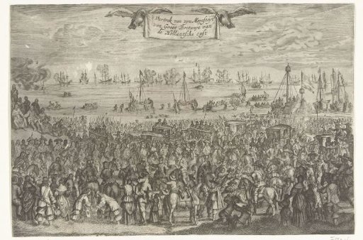 King Charles II of England Departs from Scheveningen to England, 1660