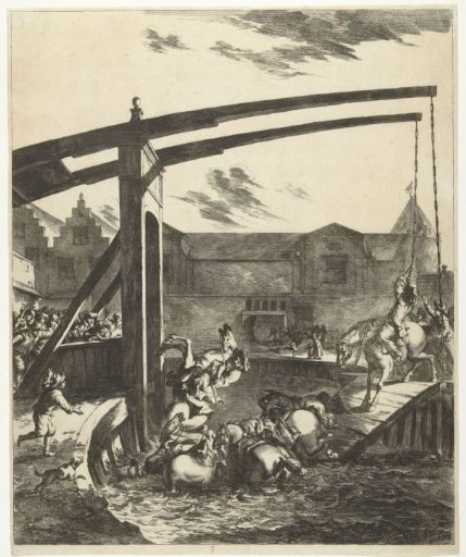 Accident of Count Johan Maurits on the Bridge of Franeker, 1665
