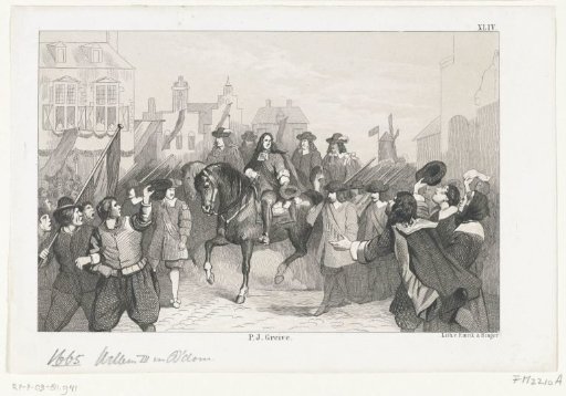 Reception of Prince William III in Amsterdam, 1666