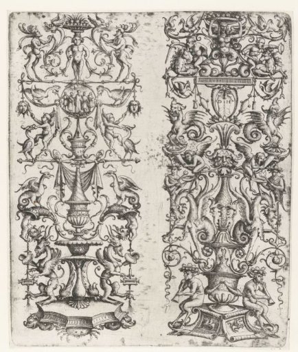 Candelabras with Grotesques