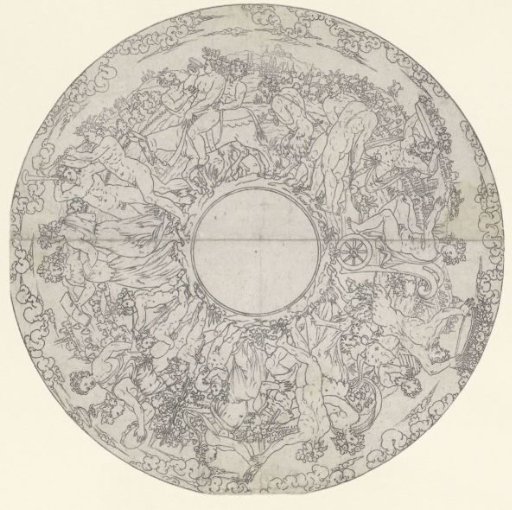 Plate with Bacchus