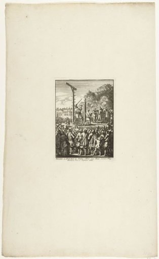 Beheading of Henri de Fleury de Coulan Buat in The Hague, 1666