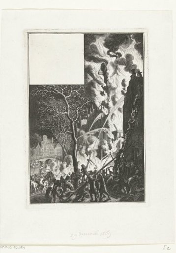 Fire on the Lauriersgracht in Amsterdam, 1669