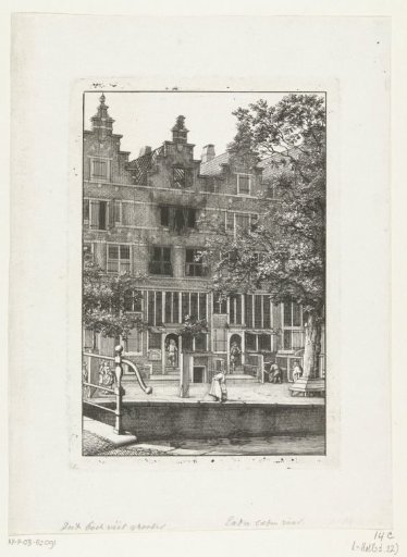 Burned house on the Herengracht, 1683