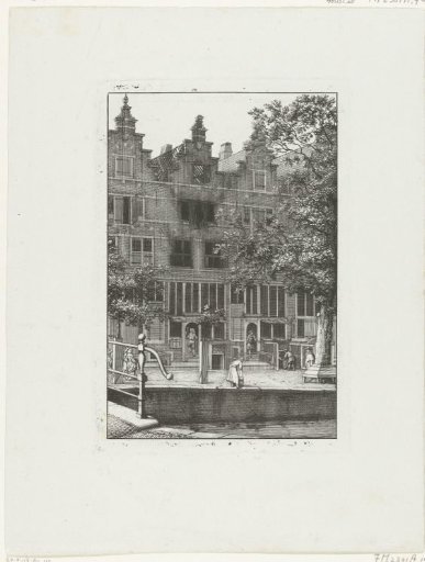 Burnt-out house on the Herengracht, 1683