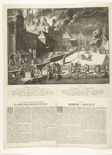 Use of the new fire hose nozzles, 1677