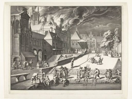 Use of the new fire hose nozzles, 1677