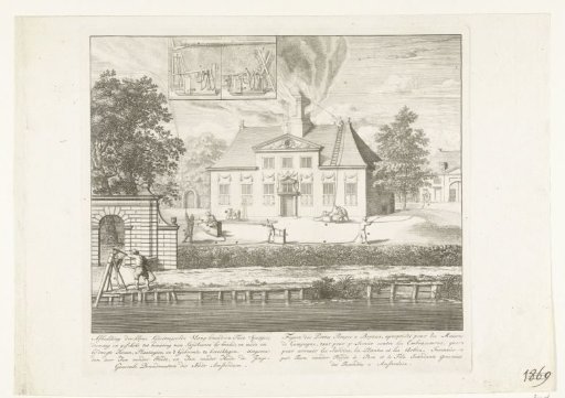 Use of the hose nozzles at a country house, ca. 1700