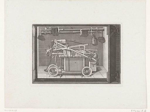 Instructions for the use of hose fire engines, ca. 1720