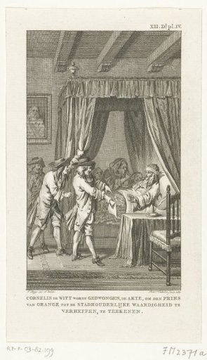 Citizens of Dordrecht Force Cornelis de Witt to Revoke the Perpetual Edict, 1672