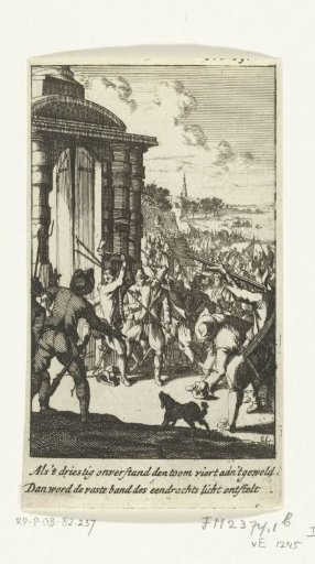 Assault on the North Gate in Middelburg, 1672