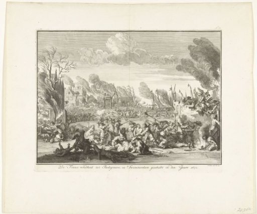 French cruelties in Bodegraven and Zwammerdam, 1672