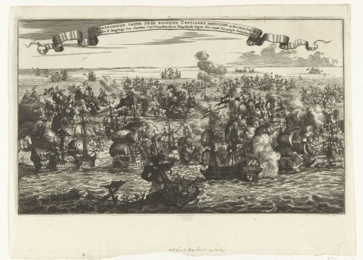 Sea Battles at Schoonevelt, June 7 and 14, 1673