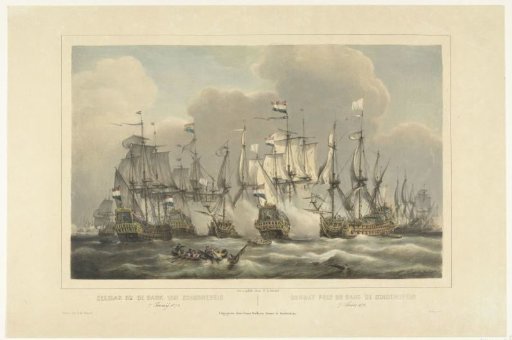 Sea Battle at Schoonevelt, June 7, 1673