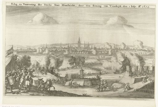 Conquest of Maastricht by the French on June 30, 1673