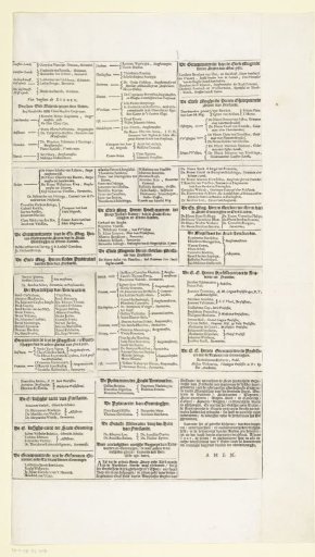 Funeral Procession of Willem Frederik, Count of Nassau-Dietz (Text Sheet), 1665