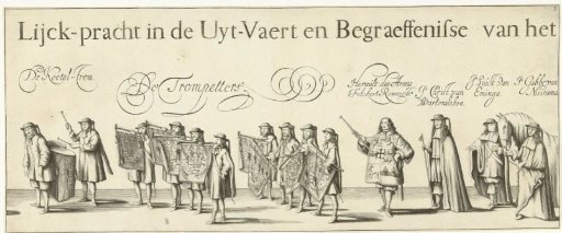 Funeral Procession of Willem Frederik, Count of Nassau-Dietz (Sheet 3), 1665