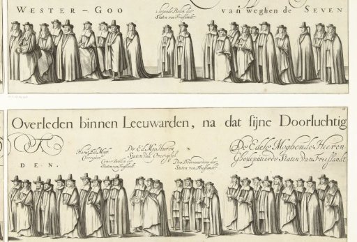 Funeral procession of Willem Frederik, Count of Nassau-Dietz (sheet 18), 1665