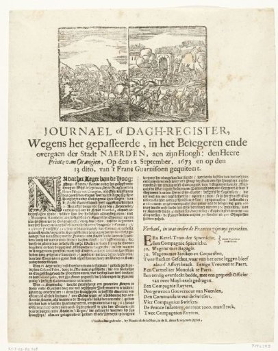 The capture of Naarden and the departure of the French garrison, 1673