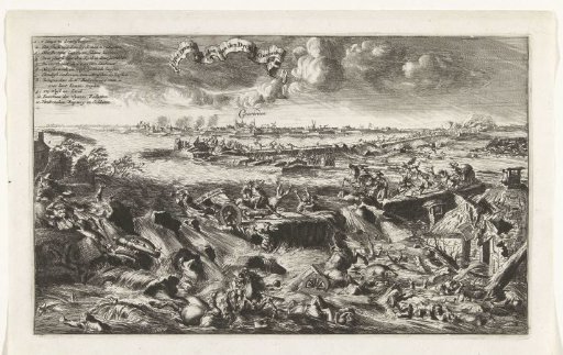 Breach of the dike at Coevorden, 1673