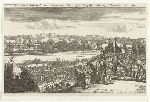 The capture of Bonn by William III, 1673