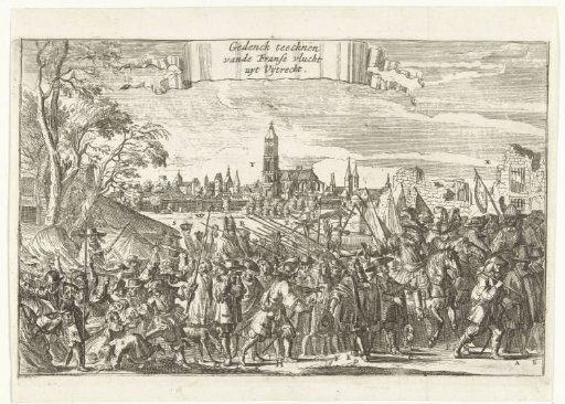 Departure of the French army from Utrecht, 1673