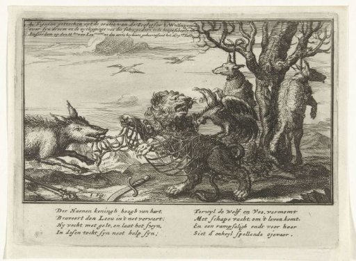 The Dutch Lion Caught in a Net, 1672-1674