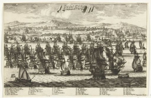 Conquest of Île de Noirmoutier by Admiral Cornelis Tromp, 1674