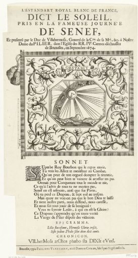 The Royal French Standard Captured at the Battle of Seneffe, 1674