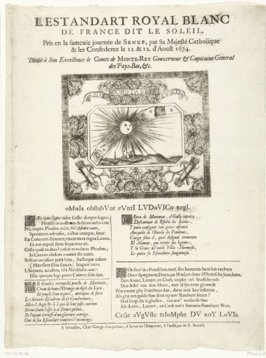 The Royal French Standard Captured at the Battle of Seneffe, 1674