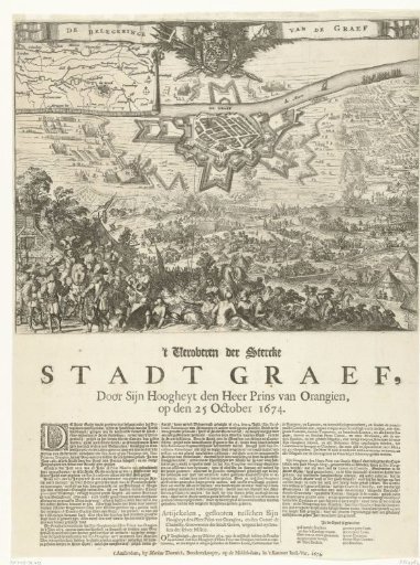 Conquest of Grave by William III, 1674