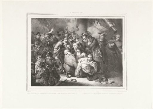 Admiral Michiel Adriaenszoon de Ruyter Mortally Wounded During the Naval Battle at Agosta, 1676