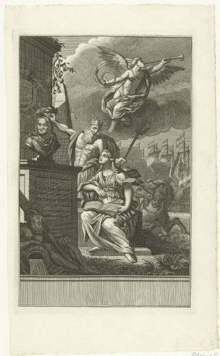 Title page for: G. Brandt, The life and deeds of the lord Michiel de Ruyter