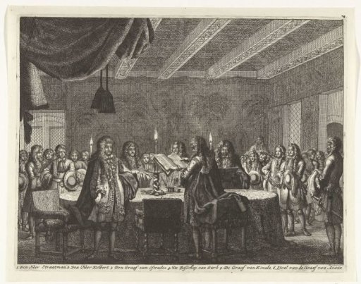 Signing of the peace treaty between France and the German Emperor, 5 February 1679