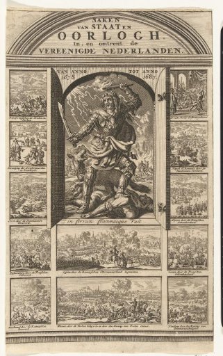 Title page for: L. Sylvius (= Lambert van den Bosch), Historien onses tyds, vol. 2