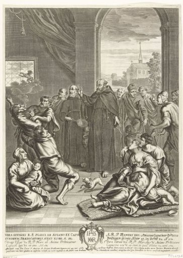 Miraculous healings by the Capuchin Marcus van Aviano in Antwerp, 1681