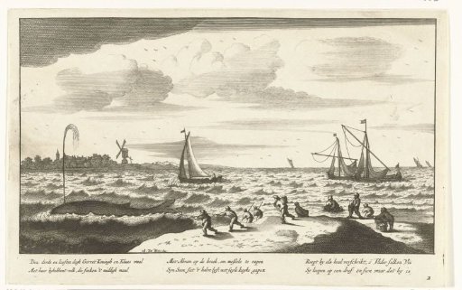 The Whale Seen by Fishermen, 1682
