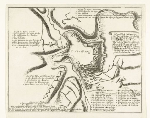 Siege of Luxembourg by the French, 1684