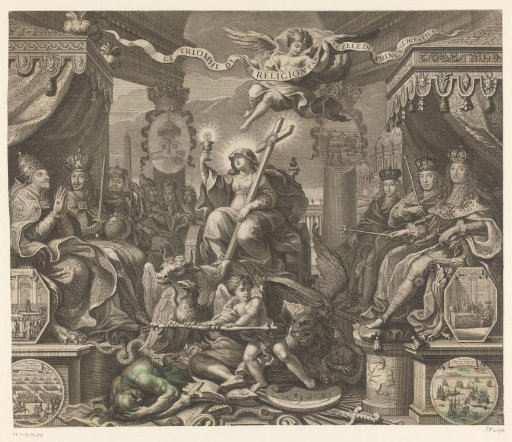 Triumph of the Catholic princes, ca. 1685