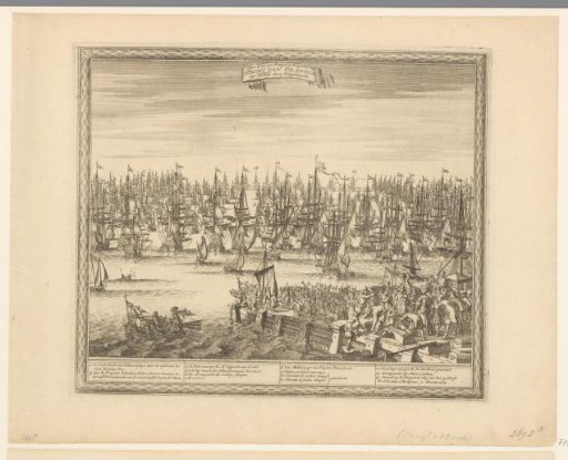 Departure of Prince William III for England, 1688
