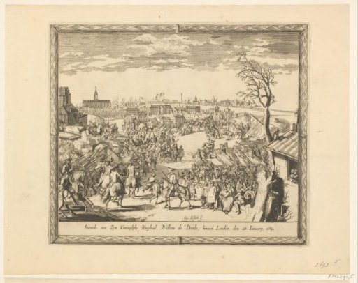 Entry of Prince William III into London, 1688