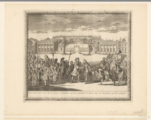 Reception of James II at Versailles, 1689