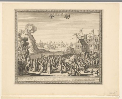 Arrival of Princess Mary Stuart, 1689