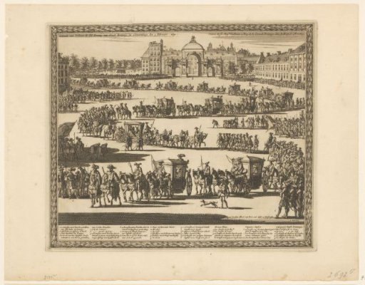Entry of King William III in The Hague, 1691